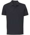 04242 Pegase SOL'S Unisex Pegase Piqué Polo Shirt Black colour image